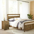 Comodino a tre cassetti in stile country