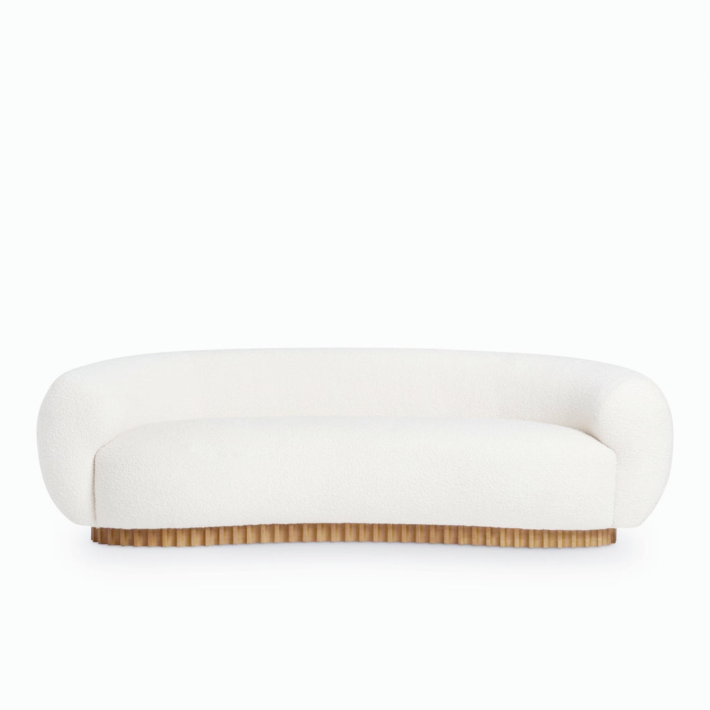 Divano in velluto morbido e confortevole