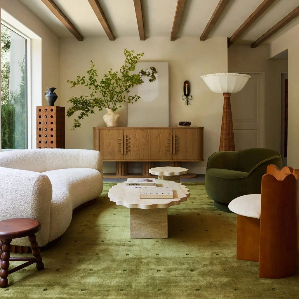 Divano in velluto morbido e confortevole