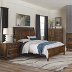 Mobiletto retrò in legno massello resistente con tre cassetti