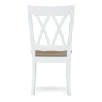 Sedie da pranzo in legno massello in stile country patchwork