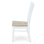 Sedie da pranzo in legno massello in stile country patchwork